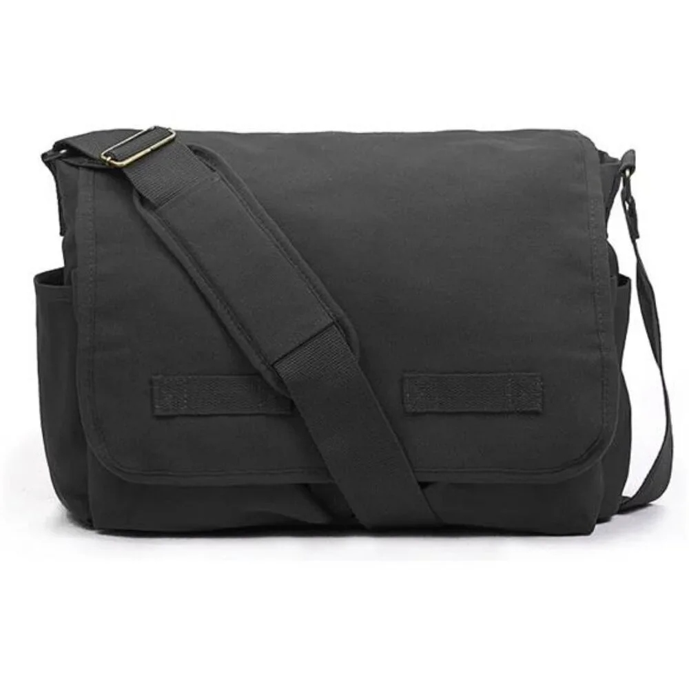Sweetbriar Classic Vintage Messenger Bag - Original Heavyweight Cotton Canvas